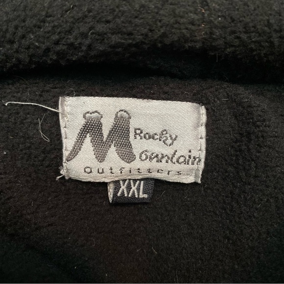 Rocky Mountain Outfitters Wool zip up sweater hooded micro fleece lining XXL - Picture 12 of 14